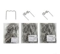 1500pcs Hot Staples for Plastic for Welder Repair Kit - 0.6mm 0.8mm Flat Wave Nails for Car Bumper Dashboard Cracks