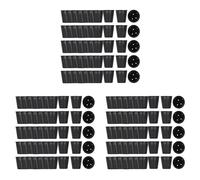 1500Pcs Nursery Pot Plastic Plant Propagation Container Grow Bag Garden Supplies 8cmX8cm