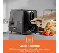 GEEPAS 1.8L Electric Kettle & 2 Slice Bread Toaster Kitchen Combo Set