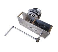 1500W 220V Permanent Magnet Brushless Hand Crank Generator With Gearbox, Pure Copper Coil Alternator, Voltage Stabilizer, High Power For Household Or DIY Off-Grid Use
