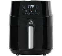1500W 4.5L Air Fryer 8 Presets With Digital Display Black & Steel