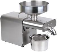1500W Automatic Oil Press Machine - Commercial Stainless Steel Extractor for Cold/Hot Pressing of Nuts & Seeds