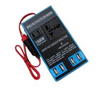 1500W Car Power Inverter With 4 USB Port DC12V 24V To PowerInverters For Vehicle Converter Fast Charging Car Power Inverter