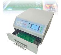 1500W Circulation Reflow Oven, 300 X 320 Mm Automatic Reflow Soldering Machine with 0-280℃ Temperature Control, 1-8min Process Cycle, for PCB SMT, Wide Welding Area
