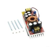 1500W DC-DC Boost Converter with Temperature-Controlled Fan, Alumina Insulation and Undervoltage Protection for Solar Panels and EV Applications