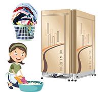 1500W Electric Clothes Dryer Silent Clothes Drying Rack Machine 220V Home Electric Heated Clothes Airer Dryer Rack, Indoors Heated Clothes Drying Pod Cabinet