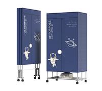 1500W Electric Clothes Dryer with Remote Control and Timer, 560L Foldable 2-Tier Heated Clothes Airer with Cover, Indoor Portable Electric Airer Clothes Dryer, Durable Threaded Connection