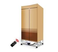 1500W Electric Mobile Folding Drying Rack - Quick Dryer With UV Sterilization, Remote Control Timing - Multifunctional Clothes Dryer Wardrobe For Clothes