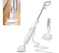 1500W Electric Steam Cleaner for Cleaning, 2 Steam Setting Steam Mop Floor Cleaner with Adjustable Head Steamer Cleaning Floor Steamer 400ML Water Tank 2 Microfibre Floor Cloths Carpet Steam Cleaner