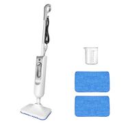 1500W Electric Steam Mop Floor Carpet Tile Cleaning Machine, Lightweight Steam Cleaner with 2 Washable Cleaning Pads, 400ML Water Tank, 4.8M Cord