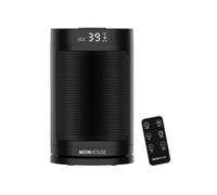 1500W Energy Efficient Electric PTC Portable Heater 12H Timer - 24cm MONHOUSE Black One Size