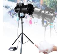 1500W Foam Machine for Events with 9 LED Lights | Perfect for Parties, Coverage 6-10M, Effective Area 100㎡
