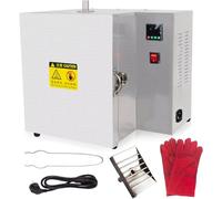 1500W Industrial Jewelry Casting Burnout Furnace, 900°C Wax/Plaster Mold Oven with 4-Zone Heating, Digital PID Control & Auto Shutof