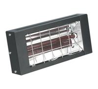 1500W Infrared Quartz Electric Heater - Wall Mounted - 1m Power Cable - 230V