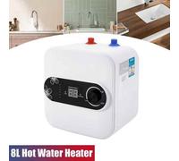 1500W Instant Hot Water Heater With 8 L Tank, Portable Shower Pump For Home, Camping, Caravan And Rv Use