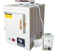 1500W Lab Electric Muffle Furnace, Scientific Laboratory Muffle Furnace, 100-1000°C High Temperature Closed Laboratory Electric Stoves with Integrated Program Control for Precise Heating