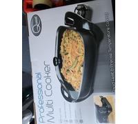 1500W Multi CookerW/Lid, 5L Capacity 30cmElectric Frying Pan, Temp Control 35800