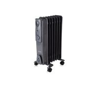 1500W Oil Filled Radiator Dark Titanium Warmies Metallics One Size
