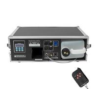 1500W Portable Fog Machine, Low Lying Stage Haze Machine, 10m Remote Control, 3L Dry Ice Smoke Fogger with LCD Display, Flight Case Package, for Indoor and Outdoor Stage Wedding Party