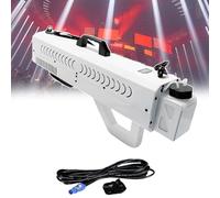 1500w Portable Smoke Machine | Party Smoke Gun, Mini Smoke Machine, 7-Color Led Light To Adjust The Amount Of Smoke | With Straps, Stage Smoke Effect Equipment, Smoke Distance: 8-10 M White