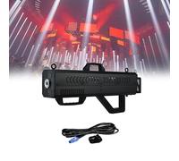 1500w Portable Smoke Machine | Party Smoke Gun, Mini Smoke Machine, 7-Color Led Light To Adjust The Amount Of Smoke | With Straps, Stage Smoke Effect Equipment, Smoke Distance: 8-10 M Black