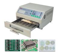 1500W Reflow Soldering Oven, Upgrade T962A v2.0 Intelligent Infrared PCB Chip Aluminum Substrate Lamp Bead BGA Rework Station, Constant Temperature Timing