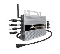 1500W Solar Grid Tie Inverter MPPT Pure Sine Wave Micro DC AC 24V 48V 120V Microinverter Converter Home Appliance Wide Application(800W)