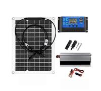 1500W Solar Power System Kit Battery Charger Panel 10-60A Charge Controller Complete Generation Home Grid Camp Providing Efficient Reliable Energy(50A Set)