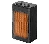 1500W Space Heater, Portable PTC Fan Heaters, 60° Oscillation Heater Fan 1-12H Timer, Remote Control, Overheating and Tip-Over Protection (Mechanical)