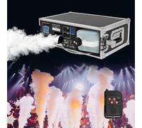 1500W Stage Pro Haze Fog Machine, 3L Low Lying Stage Mist Machine, Foggy Haze Generator, Ideal for DJ Events Halloween Clubs Christmas Weddings Theatre Parties Bars Discos