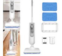 1500W Steam Cleaner Mop, Floor Steamers for Hardwood and Tile, Steam Mops for Floor Cleaning with 2-Speed Adjustment, 2 Washable Pads, 15.75ft Cord, 400ml Tank