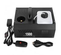1500W Vertical Fog Machine with Wired and Wireless Remote Control | 20000 CFM fog output with up to 4 m range, visible fluid level and aluminium housing for stage and event use