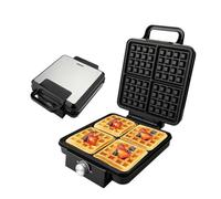 1500W Waffle Machine,Waffle Maker with Double-sided Heating,Non-stick Coating,Cool Touch Handle, Temperature Control,breakfast machine for Cafés, Family