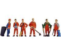 15029 Noch HO Ecological Operator Figures City 6 Pieces With Accessories Sc 1:87
