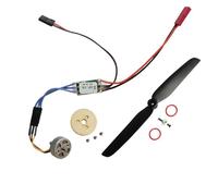 1504 Brushless Motor 2800kv With 9g GWS6030 Motor Mount And XP-7A ESC Power System 154g Thrust On 2S Compatible With Small Airplane Compatible with Indoor Flight(Motor ESC prop mount)