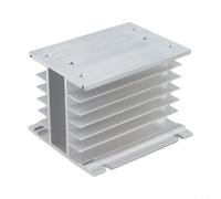 150A-200A Aluminum Heat Sink for Bridge Rectifier MDQ-200A 1600V Diode Module, Silver, 150mm x 98mm x 79mm(150A-200A)