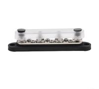 150A Busbar Terminal Assembly for 12V to 48V DC Vehicle Systems Supporting Cars RVs Ships Boats Trucks and Motorcycle Wiring Projects (Pair 4-way)