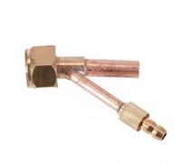 150A Copper TIG Torch Joint Connector Supporting Gas and Power Isolation in Standard Argon Welding Torch Installations (QQ-150A (QQ-150A (lower end of split))