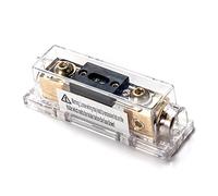 150A Inline ANL Fuse Holder fits for 0 2 4 Gauge Wire Including 2 pcs 150A ANL Fuse 1pc Hex Key Wrench