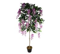 Leaf Design 150cm Artificial Light Pink Wisteria Tree
