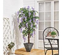 150cm Artificial Realistic Blossom Tree Bean Flower in Pot