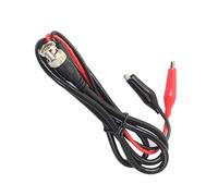 150cm BNC to Alligator Clip Test Lead Set Oscilloscope Test Probe Lead Test Cable Lead Electric Alligator Clip is Suitable for Oscilloscopes,Signal Generators,Automotive Diagnostics,Video Surveillance