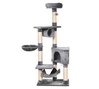 150CM Cat Tree Tower Kittens Activity Stand House Scratching Posts Pawhut