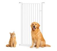 150cm Extra Tall Pet Gate, 76-104cm Wide Cat Gate No Drilling Safety Gate for Doorway, Hallway, Stairs, Adjustable Dog Gate Indoor with Door Locks Pressure Mounted for Kitchen Bedroom