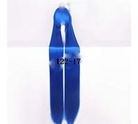 150cm Long Straight Heat Resistant Synthetic Hair Wig Women Universal Cartoon Cosplay Wig Anime Costume Party Wigs + Wig Cap 122-17