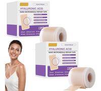 150cm Silicone Scar Sheets,0.4m*1.5m Reusable Soft Silicone Scar Tape Patches，for Scars Removal, C-Section, Surgery, Acne & Burn Scars-Skin，Breathable Silicone Gel Patch (2PC)