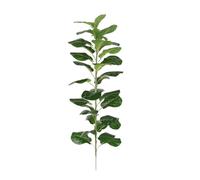 150cm Tropical Tree Large Fake Ficus Lyrata Plant Artificial Plants Branches Plastic Leafs For Home Office Shop Decor for DIY Craft Wreath Home Decor(120cm)