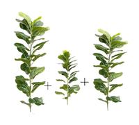 150cm Tropical Tree Large Fake Ficus Lyrata Plant Artificial Plants Branches Plastic Leafs For Home Office Shop Decor for DIY Craft Wreath Home Decor(100cmand120cmand150c)