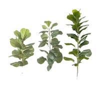 150cm Tropical Tree Large Fake Ficus Lyrata Plant Artificial Plants Branches Plastic Leafs For Home Office Shop Decor for DIY Craft Wreath Home Decor(50cmand70cmand100cm)