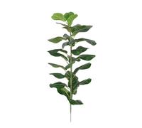 150cm Tropical Tree Large Fake Ficus Lyrata Plant Artificial Plants Branches Plastic Leafs For Home Office Shop Decor for DIY Craft Wreath Home Decor(100cm)